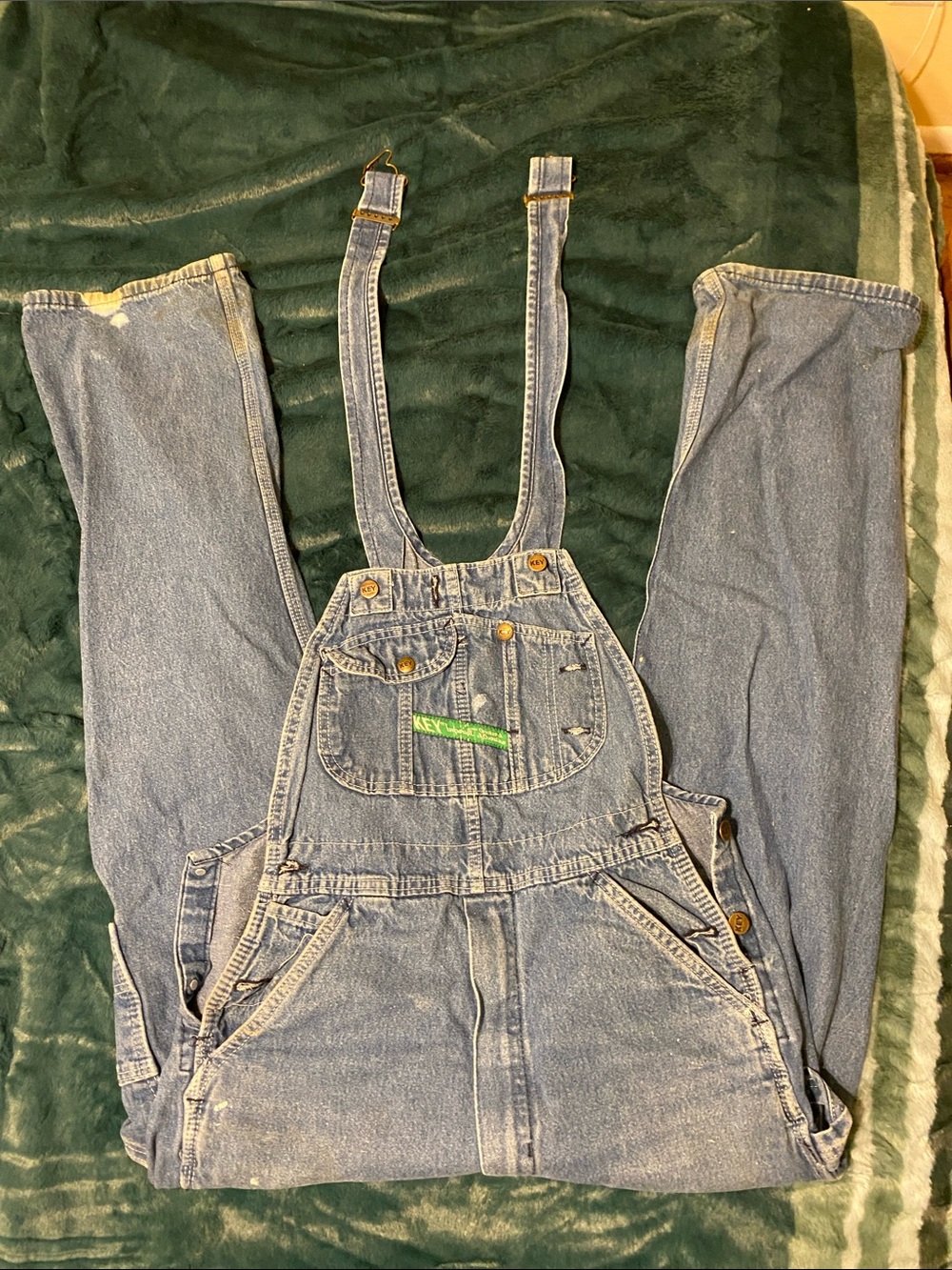 Relaxed Light Blue Denim Overalls for Men